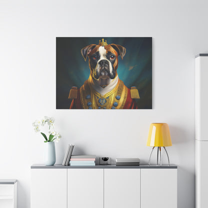 Boxer Renaissance Pet Portrait  on Canvas, wall art, wall print, dog portrait, dog art
