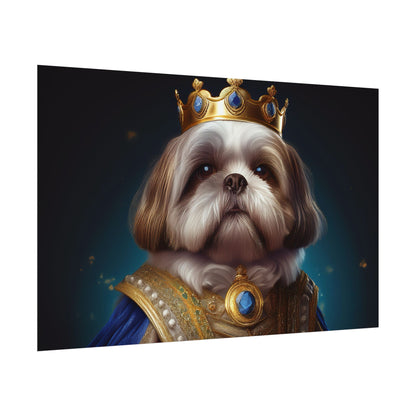 Shih Tzu Renaissance Pet Portrait Print | Dog Lover Wall Art | Dog Memorial Gift | Wall Art | Wall Print