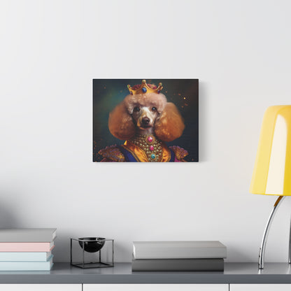 Poodle Pet Dog Renaissance Portrait on Canvas | Wall art | wall print