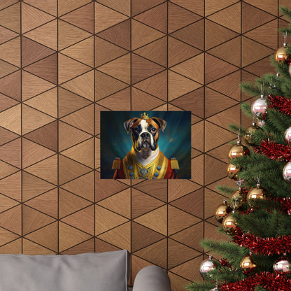 Boxer Dog Renaissance Pet Portrait Print, Art Print, Wall Decor Gift, Animal Lover Home Decor, Dog Wall Art, wall art, wall prints