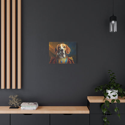 Beagle Renaissance Pet Dog Portrait  - Canvas, wall art, wall print, dog portrait, dog art