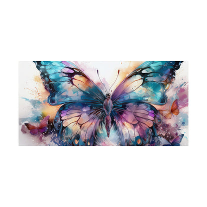 Teal, Orange & Purple Butterfly Alcohol Ink Wall Art | Butterfly wall art | Wall Art | Wall Print