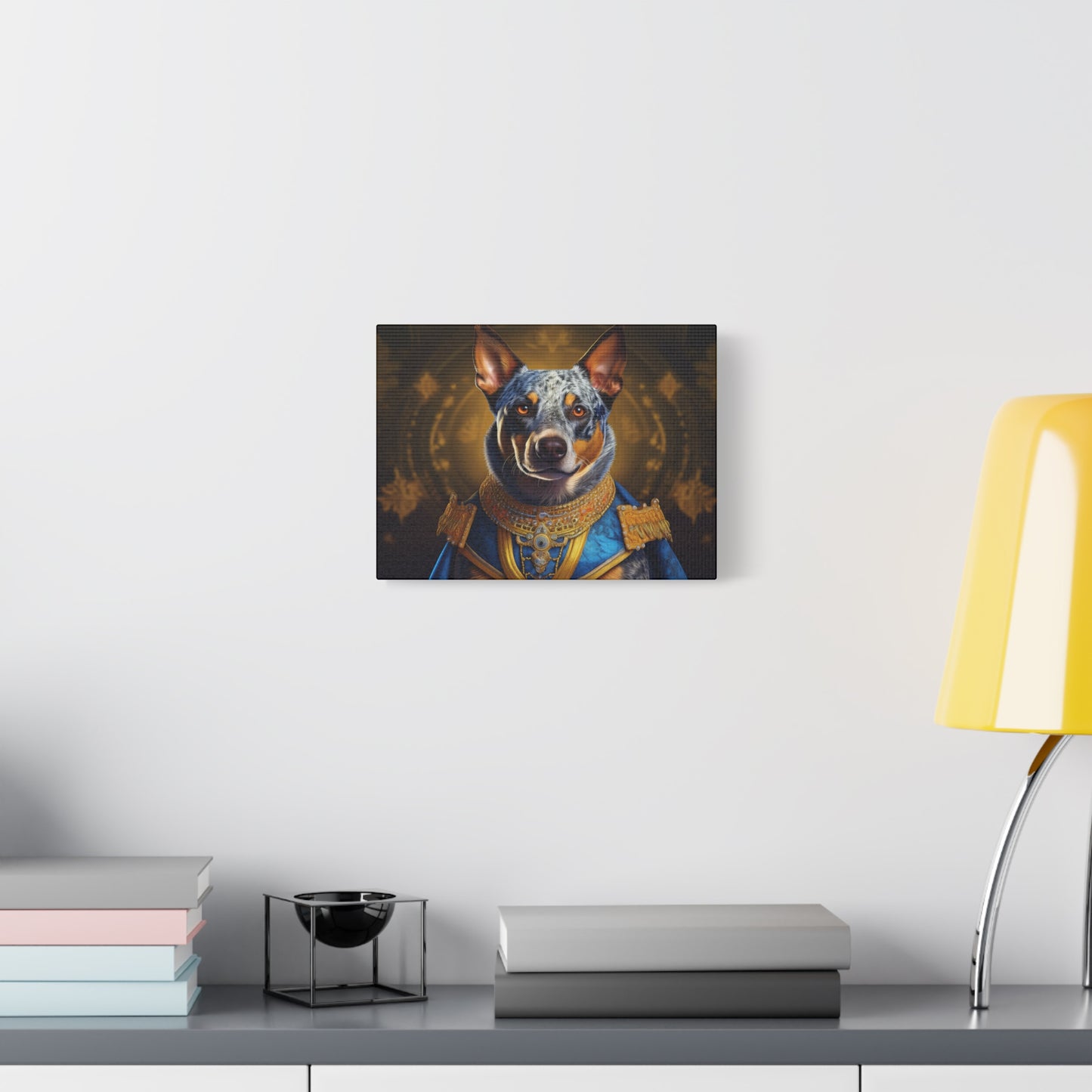 Australian Cattle Dog Renaissance Pet Portrait on Canvas | wall art |  wall print