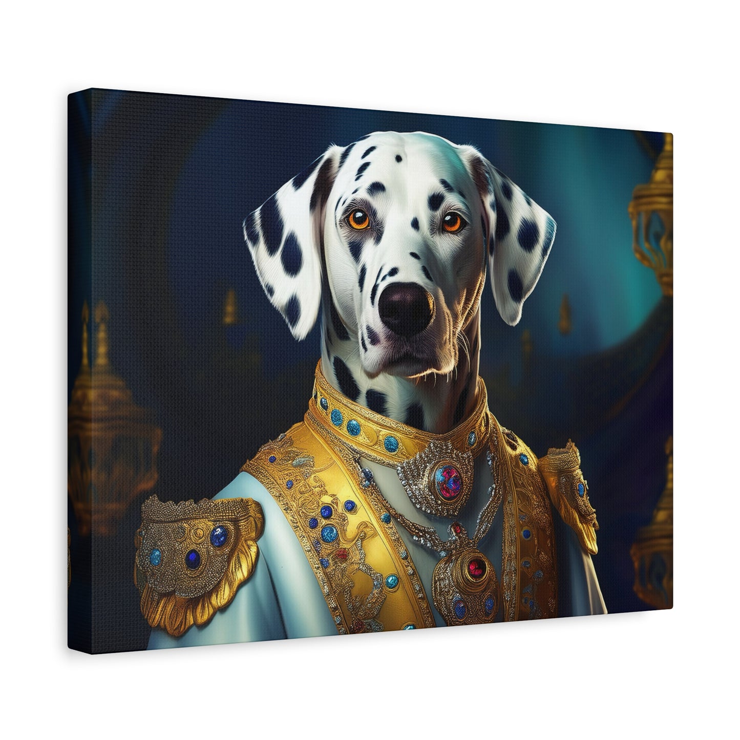 Dalmation Renaissance Pet Portrait Canvas | Wall art | Wall print | Dog art