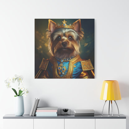 Yorkshire Terrier Renaissance Pet Portrait on Canvas | Wall Art | Wall Print | Dog Art