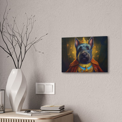 Scottish Terrier Renaissance Pet Portrait on Canvas | Wall art, wall print, dog portrait, dog art