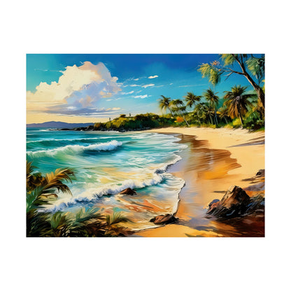 Noosa Main Beach Australia Coastal Print | Style 1 | Wall Art | Wall Print