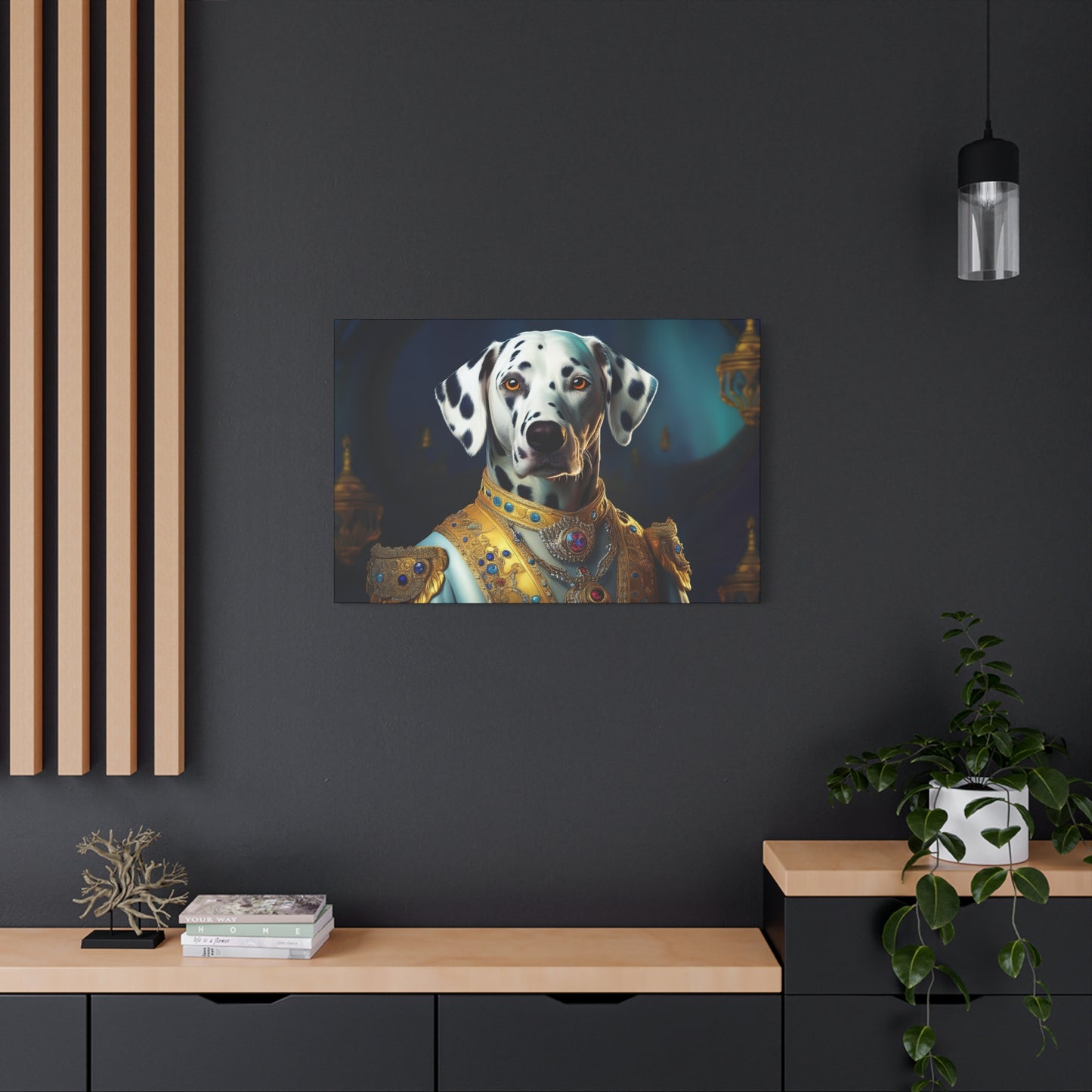 Dalmation Renaissance Pet Portrait Canvas | Wall art | Wall print | Dog art
