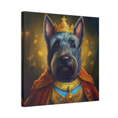 Scottish Terrier Renaissance Pet Portrait on Canvas | Wall art, wall print, dog portrait, dog art
