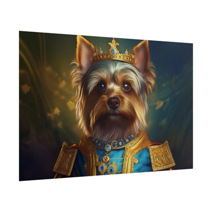 Yorkshire Terrier Dog Renaissance Pet Portrait Print | Wall Art | Wall Print | Dog Art