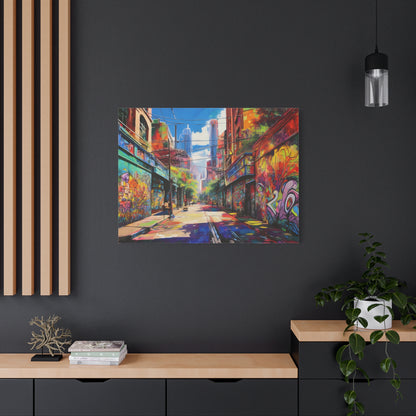 Melbourne Street Graffiti Australia on Canvas | Style 2 | Wall Art | Wall Print