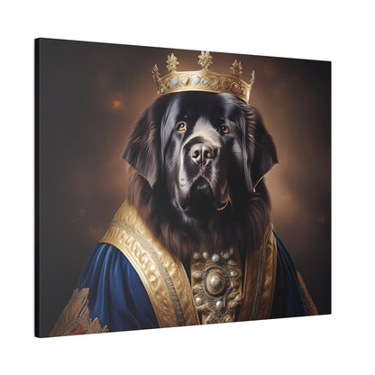 Newfoundland Renaissance Pet Portrait on Canvas | wall art | wall print