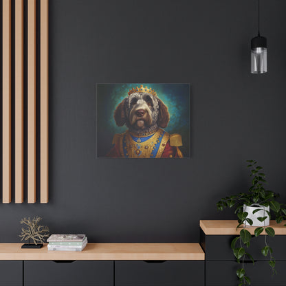 Portuguese Water Dog Renaissance Pet Portrait on Canvas | wall art | wall print