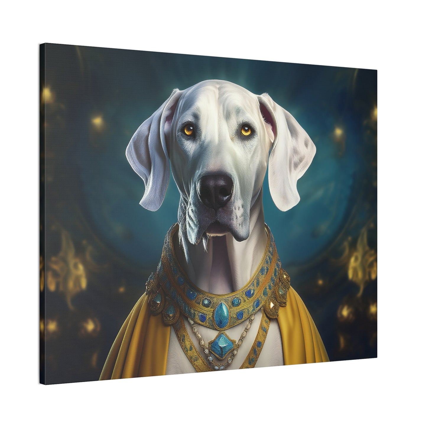 Great Dane Renaissance Pet Portrait  - Canvas, wall art, wall print, dog portrait, dog art
