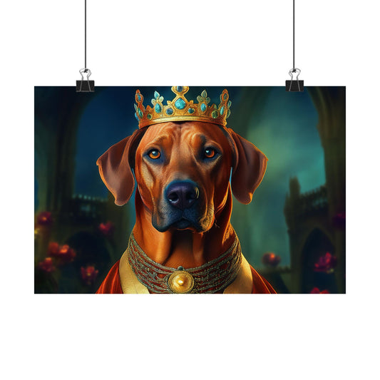 Rhodesian Ridgeback Dog Renaissance Pet Portrait, Rhodesian Ridgeback Art Print,  Animal Lover Art, Wall art, wall print