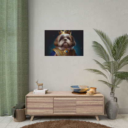 Shih Tzu Renaissance Pet Portrait Print | Dog Lover Wall Art | Dog Memorial Gift | Wall Art | Wall Print