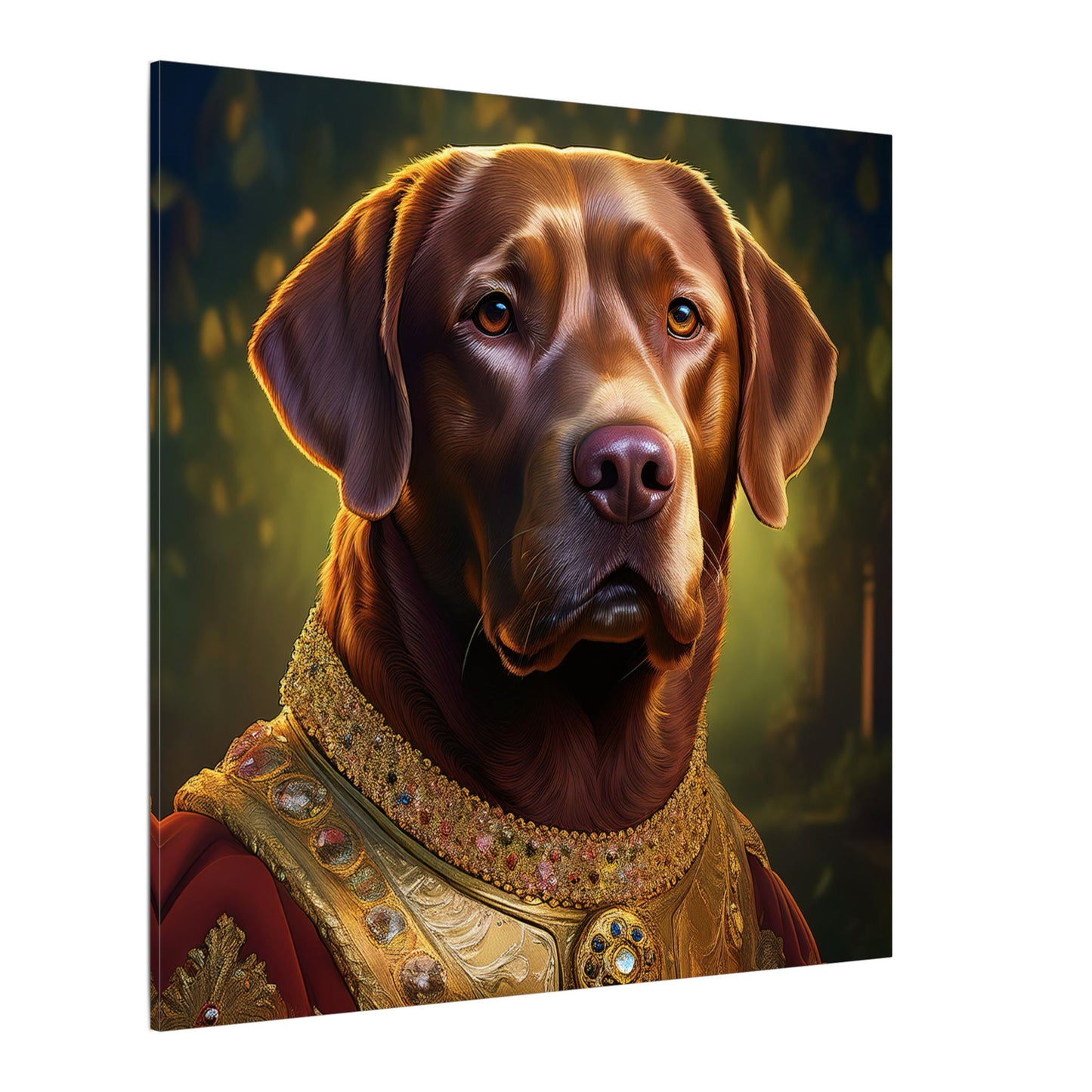 Chesapeake Bay Retriever Renaissance Pet Portrait - Canvas | Wall Art | Wall Print | Dog Art