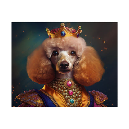 Poodle Dog Renaissance Pet Portrait, Dog Lover Gift, Animal Lover, Home Decor, Wall Art, Wall Print