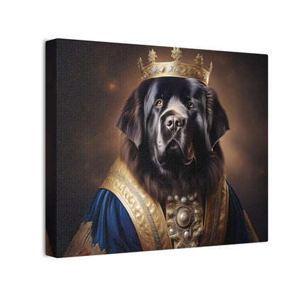 Newfoundland Renaissance Pet Portrait on Canvas | wall art | wall print