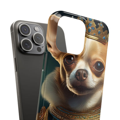Chihuahua Renassaince Dog Portrait Slim Phone Case