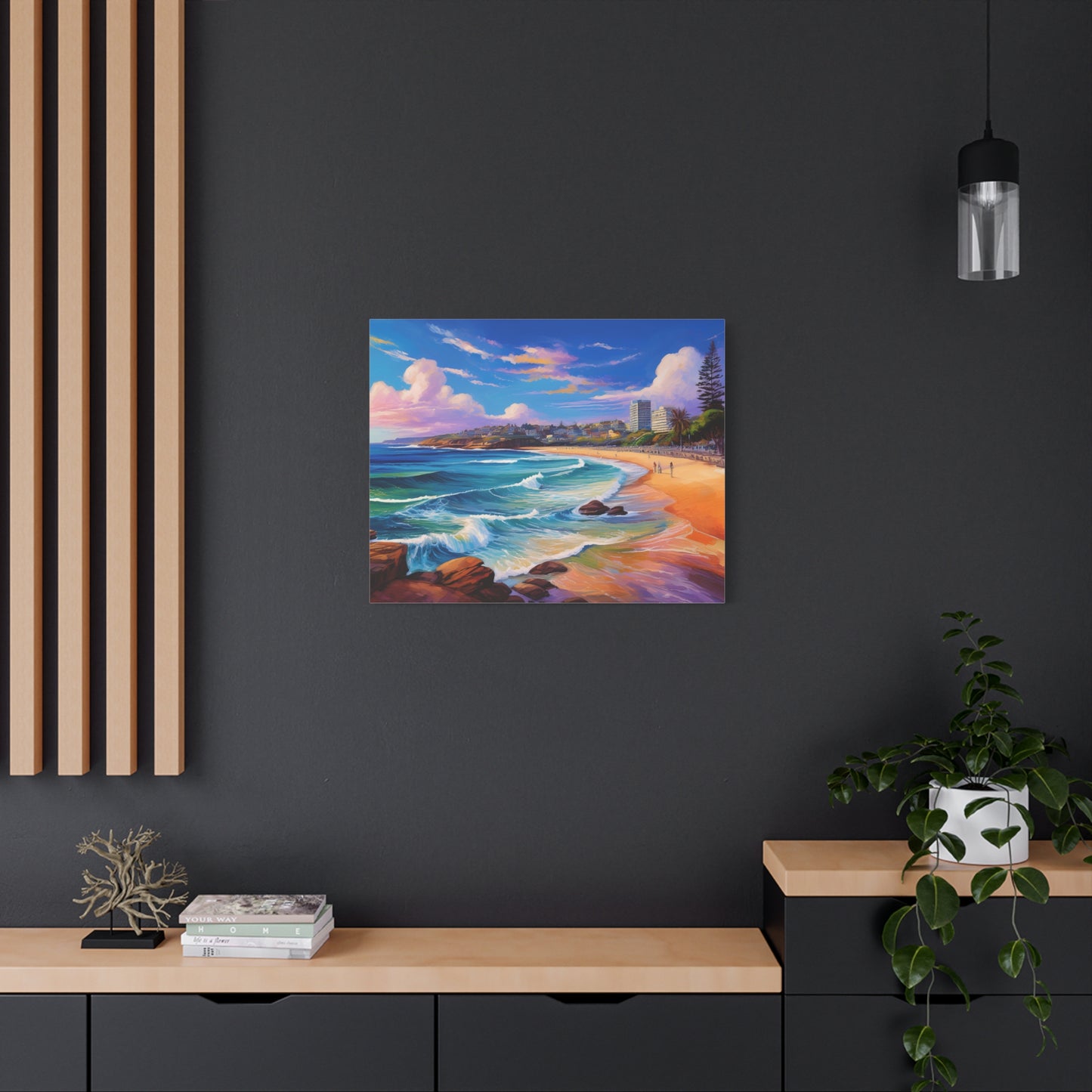Coogee Beach Australia Coastal Canvas Art | Style 1 | Wall Art | Wall Print
