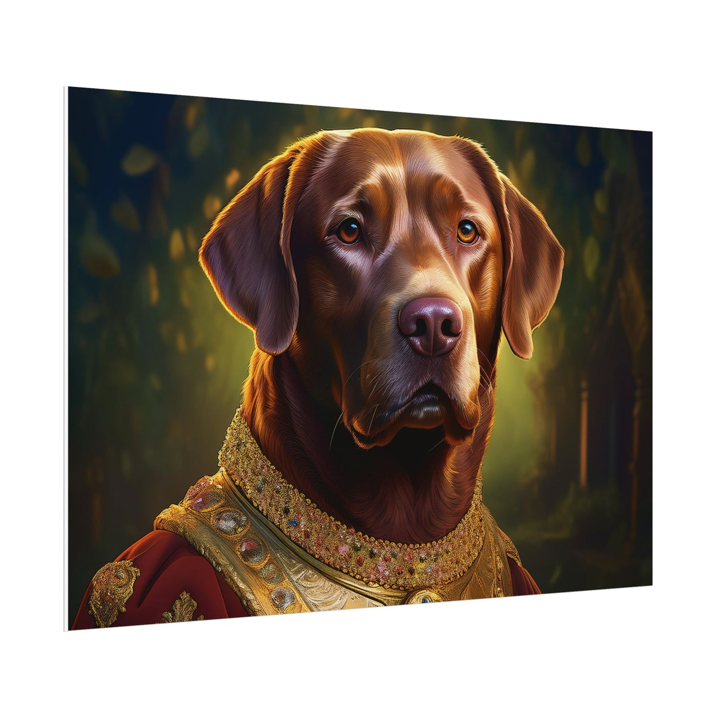 Chesapeake Bay Retriever Dog Renaissance Pet Portrait Print, Animal Lover print, Dog Wall Art, wall print, wall art
