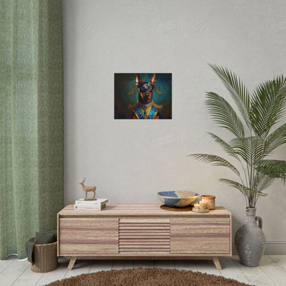 Doberman Pinscher Renaissance  Dog Pet Portrait Print | Wall Art | Wall Print | Dog Art