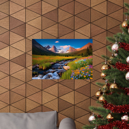 Rocky Mountains Mountain Flora  Art Print | Wall Art | Wall Print | Mountains Wall Art
