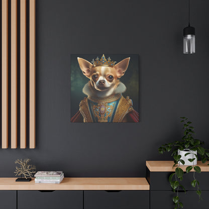 Chihuahua Renaissance Pet Portrait on Canvas | Wall art | Wall print | Dog art