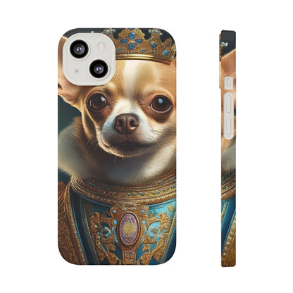 Chihuahua Renassaince Dog Portrait Slim Phone Case