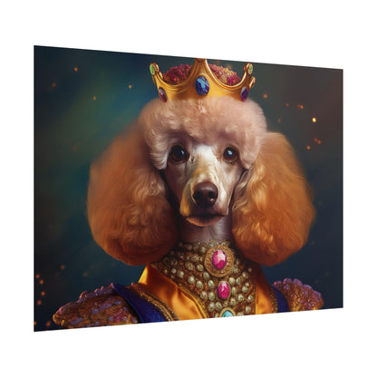 Poodle Dog Renaissance Pet Portrait, Dog Lover Gift, Animal Lover, Home Decor, Wall Art, Wall Print