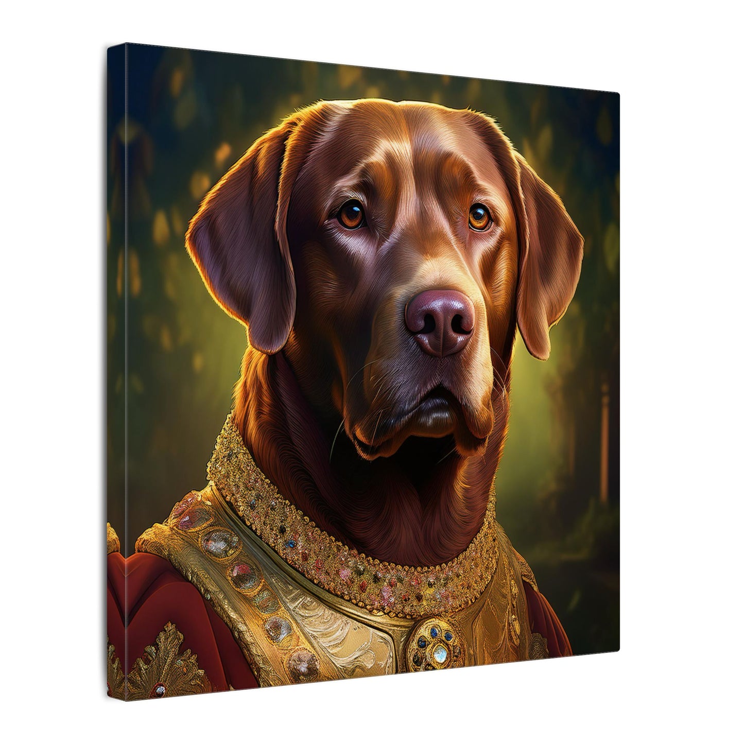 Chesapeake Bay Retriever Renaissance Pet Portrait - Canvas | Wall Art | Wall Print | Dog Art