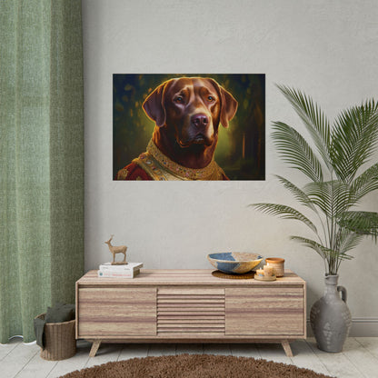 Chesapeake Bay Retriever Dog Renaissance Pet Portrait Print, Animal Lover print, Dog Wall Art, wall print, wall art