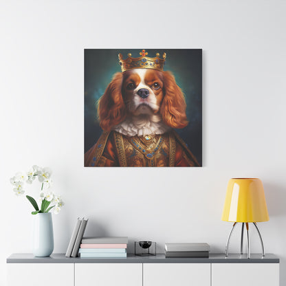 Cavalier King Charles Spaniel Renaissance Pet Portrait on Canvas | Wall art | wall print