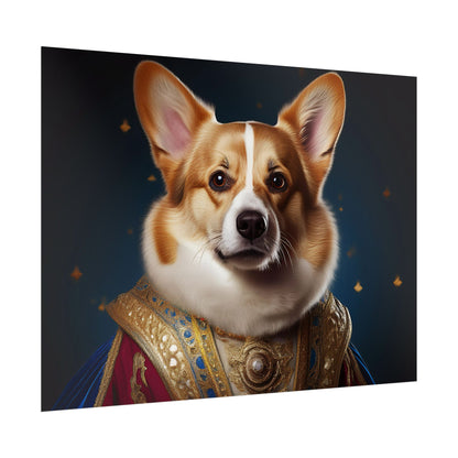 Pembroke Welsh Corgi Renaissance Pet Portrait Print | Wall Art | Wall Print | Dog Art
