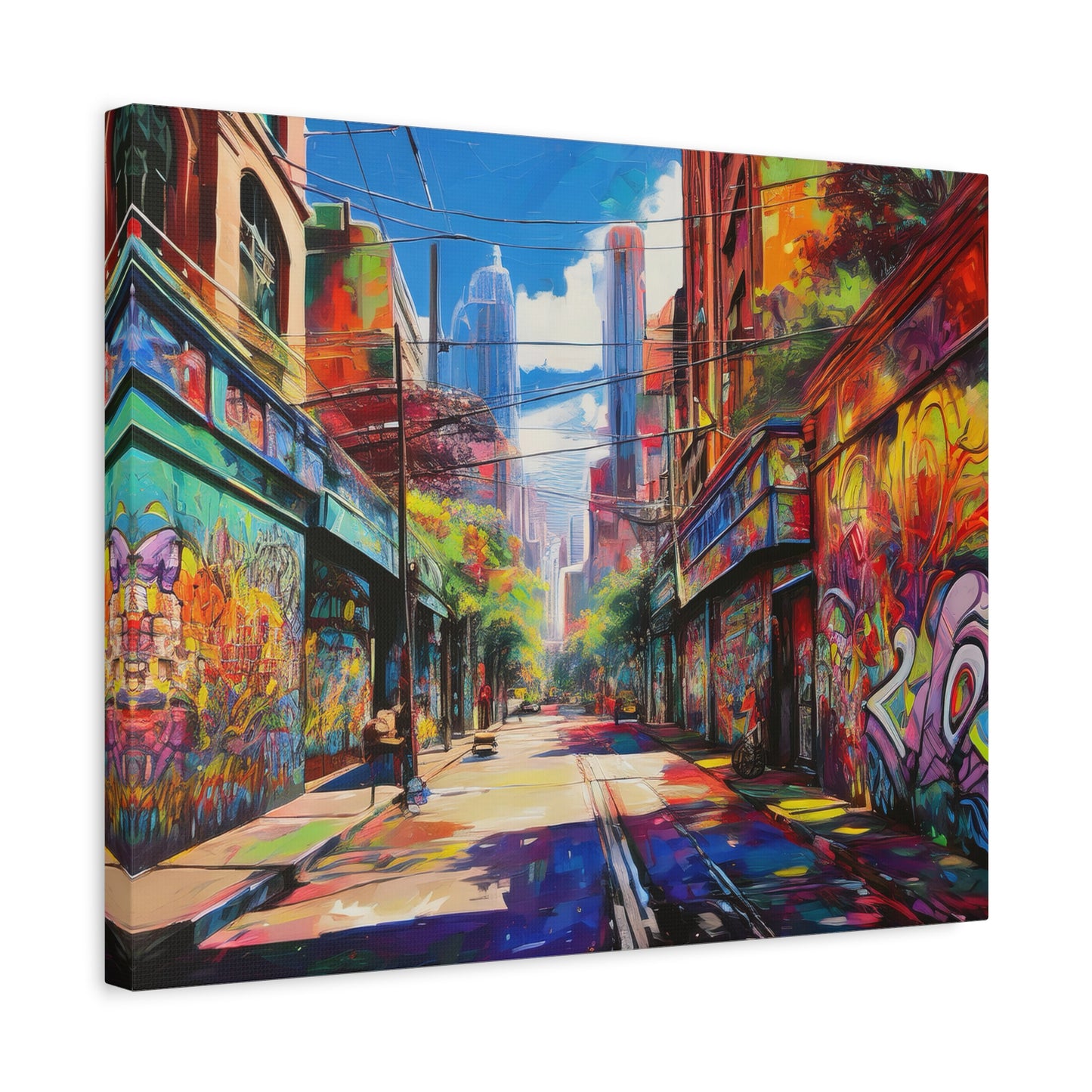 Melbourne Street Graffiti Australia on Canvas | Style 2 | Wall Art | Wall Print