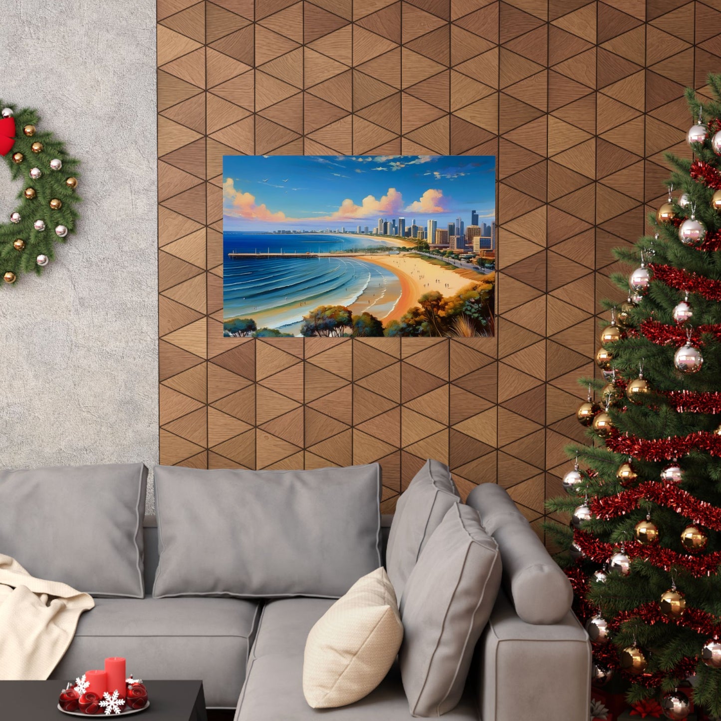 St Kilda Beach Australia Coastal Print | Style 1 | Wall Art | Wall Print