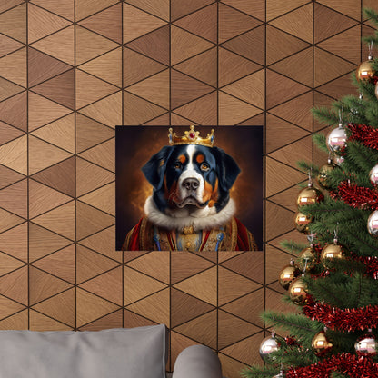 Bernese Mountain Dog Renaissance Pet Portrait Print, Art Print, Wall Art, Wall Prints, Dog Wall Art