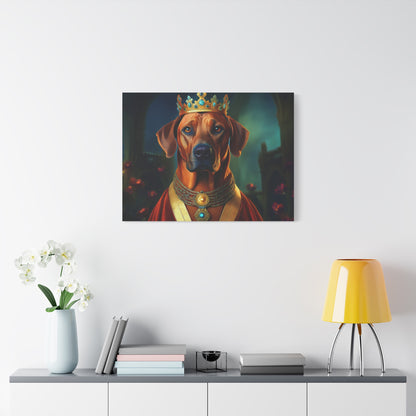 Rhodesian Ridgeback Renaissance Pet Portrait  on Canvas, wall art, wall print, dog portrait, dog art