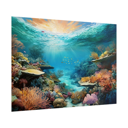 Great Barrier Reef  Australia Coastal Print | Style 2 | Wall Art | Wall Print