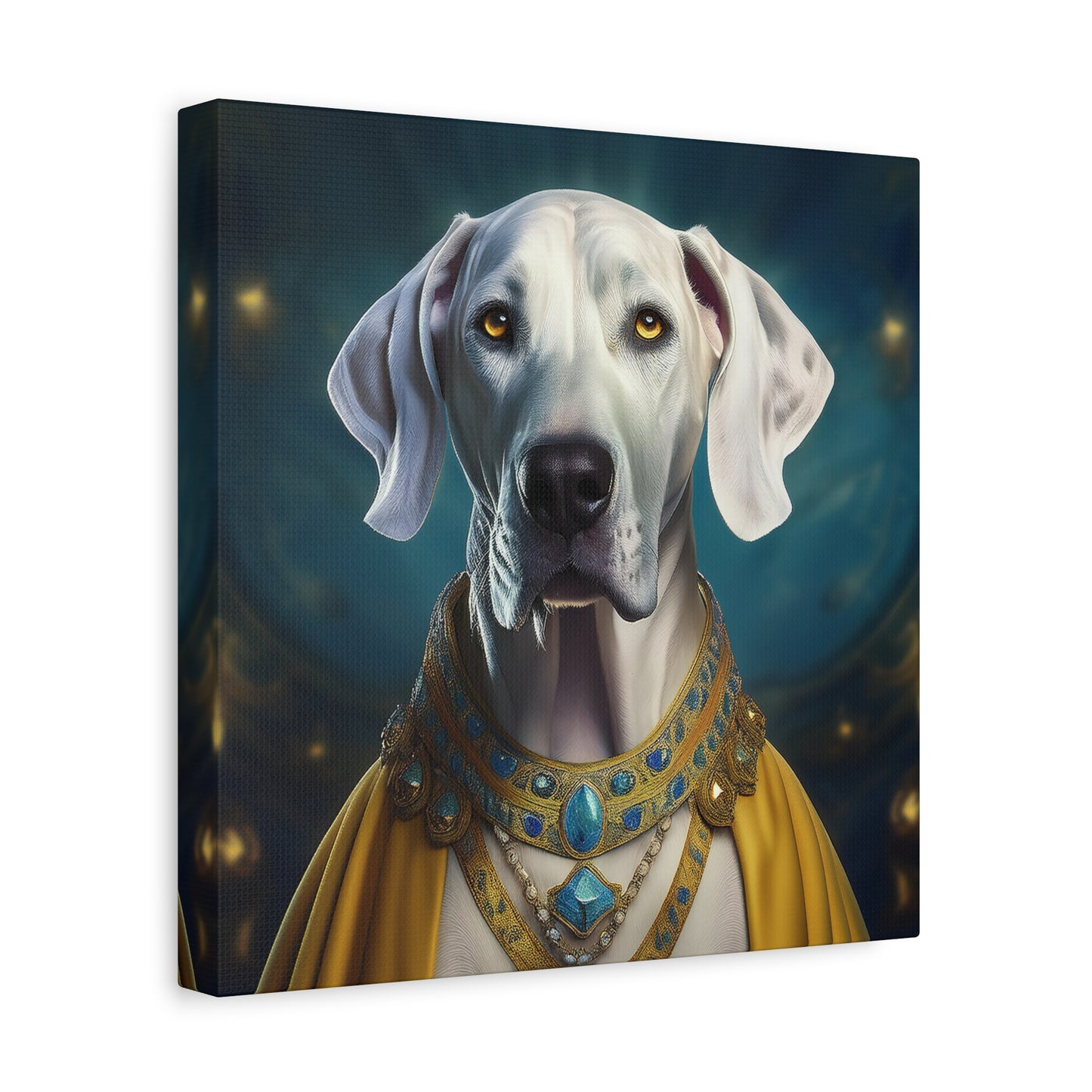 Great Dane Pet Portrait Renaissance - Canvas, wall art, wall print, dog portrait, dog art