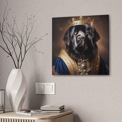 Newfoundland Renaissance Pet Portrait on Canvas | wall art | wall print