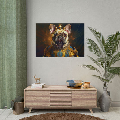 French Bulldog Renaissance Portrait Art Print, Wall Decor Gift, Animal Lover Home Decor, Dog Wall Art