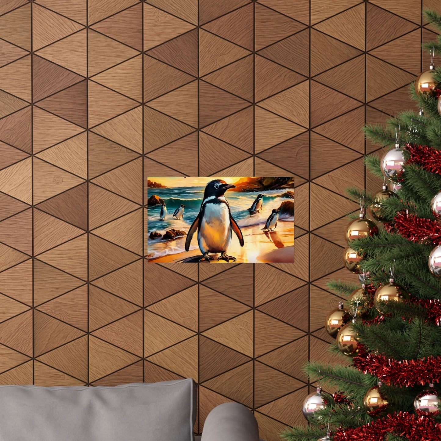 Phillip Island Little Penguins Australia Wall Art | Vibrant Wall Print | Unique Painting Print | Style 3 | Wall Art | Wall Print