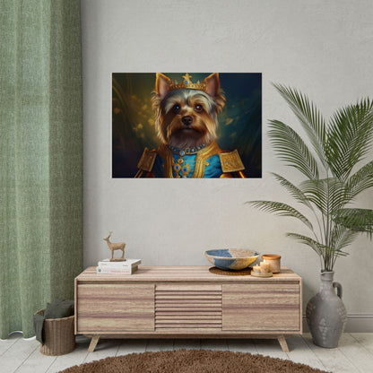 Yorkshire Terrier Dog Renaissance Pet Portrait Print | Wall Art | Wall Print | Dog Art