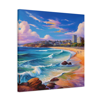 Coogee Beach Australia Coastal Canvas Art | Style 1 | Wall Art | Wall Print