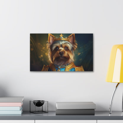Yorkshire Terrier Renaissance Pet Portrait on Canvas | Wall Art | Wall Print | Dog Art