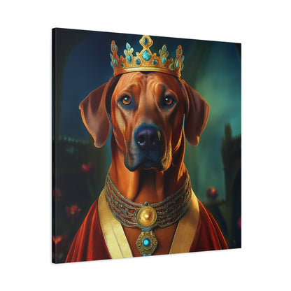Rhodesian Ridgeback Renaissance Pet Portrait  on Canvas, wall art, wall print, dog portrait, dog art