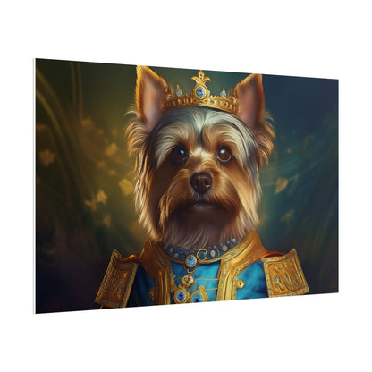 Yorkshire Terrier Dog Renaissance Pet Portrait Print | Wall Art | Wall Print | Dog Art