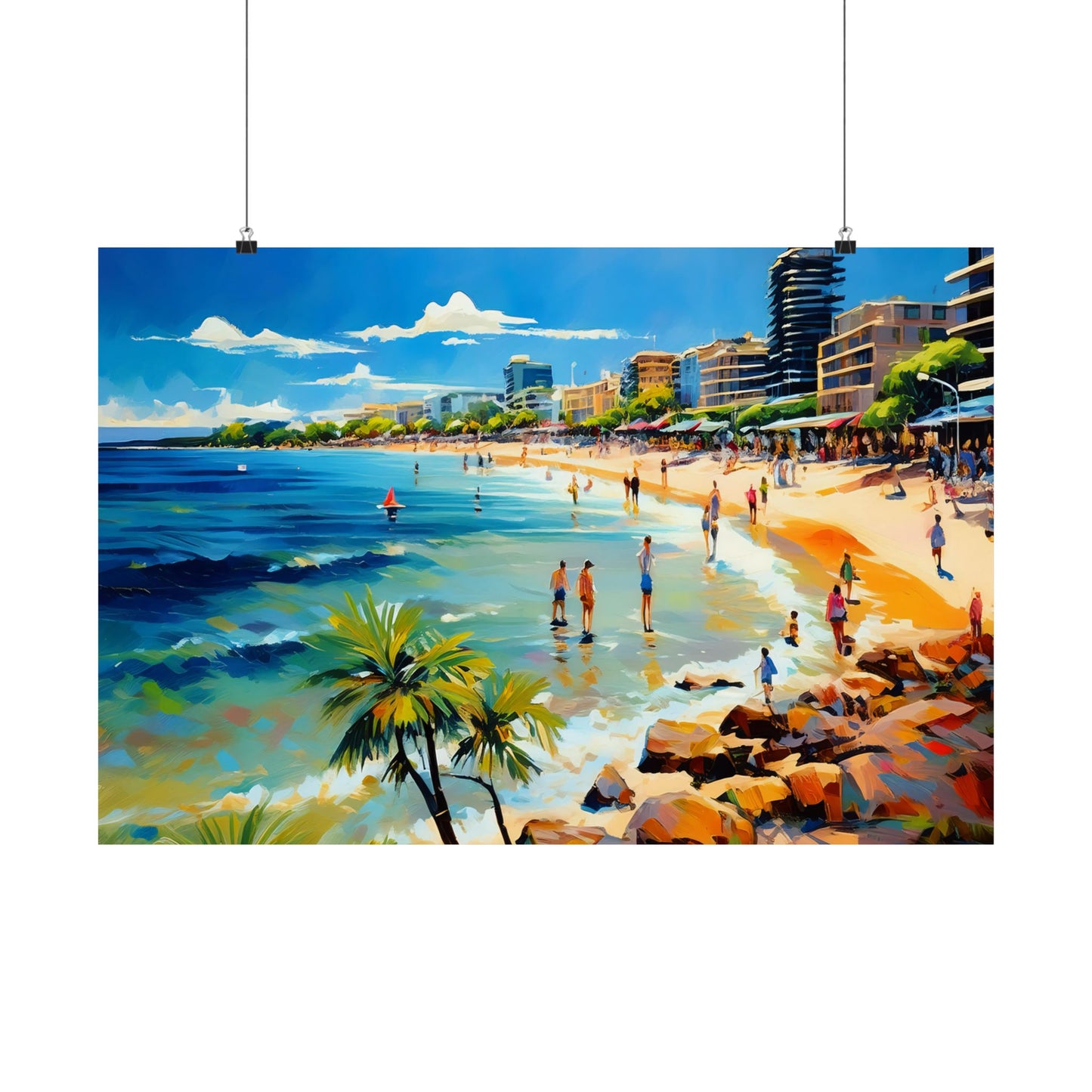 Manly Beach Australia Coastal Print | Style 1 | Wall Art | Wall Print